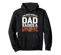 King Dad Raises a Chemist Science Parent Pullover Hoodie