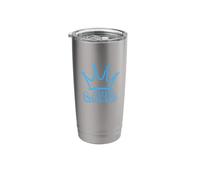 King David//Blue Crown & Name David Graffiti Stainless Steel Insulated Tumbler