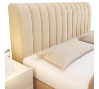 King/double/single Size Headboard Slipcover Universal Bed Headboard Covers Dustproof All-inclusive Padded Modern Elastic Headboard Cover Stretch Dustproof Bed Head Cover Protector For Bedroom Decor (