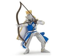 King Dragon Blue With Bow Figurine