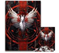 King Fantasy Phoenix BirdAdult Jigsaw Puzzles 1000 Pieces Jigsaw Puzzles Family Activity Brain Teaser Home Decor 1000 PCS(38x26cm)
