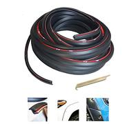 King Fender Flares Edge Trim Rubber Gasket WELTING T-Style 30' FEET - with Alignment Tool for CAR and Truck Wheel Wells - Double Edge - Length 30’ FEET - Automotive Adhesive Tape Bonds to Flare