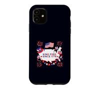 King Free Since 1776 July 4 2026 America 250th Anniversary Case for iPhone 11