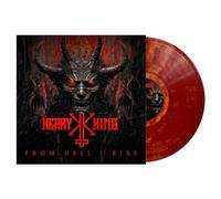 KING - FROM HELL I RISE DARK RED ORANGE MARBLE VINYL - Vinyl Record - B600z