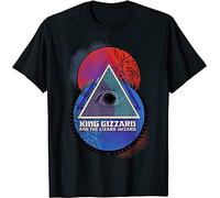 King Funny Gizzard The Lizard Gift Wizard Men T-Shirt Size L Black
