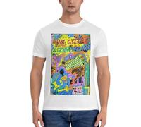 King Gizzard and The Lizard Wizard Brooklyn Steel Art T-Shirt Oversized t Shirts Boys Animal Print Shirt White XXL