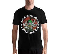 King Gizzard and The Lizard Wizard Cotton T-Shirt Black Unisex Mens Tees XXL
