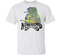 King Gizzard and The Lizard Wizard Mens Tshirt Funny Cotton Tee Gift Men White