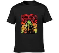 King Gizzard and The Wizard Lizard Psychedelic Rock Australian Music T Shirt Black XL