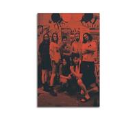 King Gizzard & The Lizard WizardFamous Film And Television Figures Pop Music Figures Poster Decoration Canvas Art Decoration Print Signature Photo Living Room Home Decoration12x18inch(30x45cm) Unframe