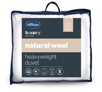 (King, Heavyweight) Silentnight Luxury Natural Wool Duvet Cotton Cover