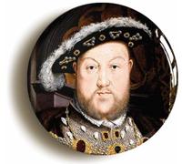 King Henry VIII Eighth 8th Button Badge (1inch / 25mm diameter)