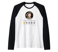 King Henry VIII - English History Meme - Catholicism Raglan Baseball Tee