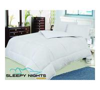 (King) Hotel Quality 5* Egyptian Cotton Percale Premium Duvet - 7.5 Tog Summer Quilt