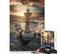 King in The Sand 1000 Pieces Jigsaws Adults Puzzles Gifts Mind Workout Stress Less Home Activity Home Accent (38x52cm)