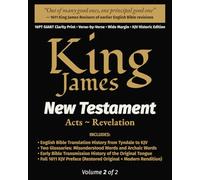 King James New Testament - "Diligently Compared and Revised": Super Giant 16pt Clarity Print • KJV Historic Edition (Vol. 2) (King James New Testament ... Diligently Compared and Revised")