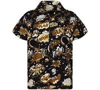 King Kameha Funky Hawaiian Shirt, BoomBang, monosepia, XL