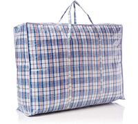 KING KARAN® 4 EXTRA LARGE LAUNDRY SHOPPING BAG FOR LAUNDRY/SHOPPING/MOVING/STORAGE REUSABLE STORE ZIP BAG (RANDOM COLOUE) UK NEW