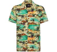 King Kerosin AOP Shirt Tropical Sea Short-sleeved Shirt multicolour M