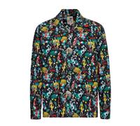 King Kerosin AOP Vintage Shirt Longsleeve black S