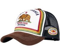 King Kerosin Cal Bear Unisex Hat Brown/Black, brown/black, One size