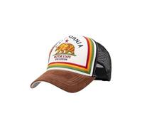 King Kerosin Cal Bear Unisex Hat Brown/Black, brown/black, One size