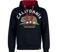 King Kerosin California Motor State Hoodie Hoodie black L