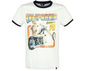 King Kerosin California T-shirt black white 3XL