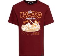 King Kerosin Classic T-Shirt KKI21003 Weinrot