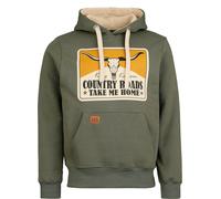 King Kerosin Country Roads Hoodie Hoodie olive 3XL