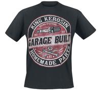King Kerosin Garage Built T-Shirt black M