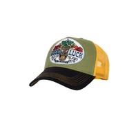 King Kerosin Good Luck - Maui Island Trucker Cap Unisex Cap Green/Black, Green/Black, One Size