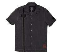 King Kerosin Hand Made Dragstrip Shirt, black, size S for Men