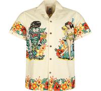 King Kerosin Hawaiian Shirt Short-sleeved Shirt natural S