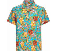 King Kerosin Hula Girl Short Sleeve Shirt, size S for Men