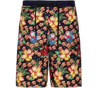 King Kerosin Hula Girl Swim Shorts, black-multicolored, size L for Men