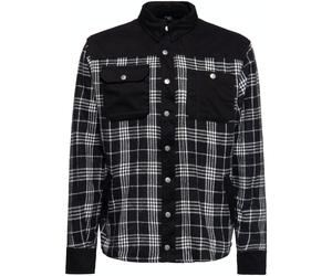 King Kerosin Lone Wolf Blanko Adventure Functional Shirt, black-white, size S for Men