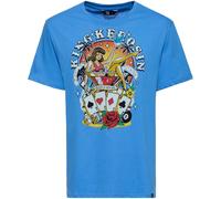 King Kerosin Man's Ruin T-Shirt, blue, size 3XL for Men