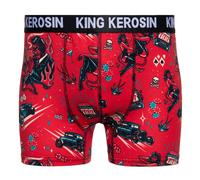 King Kerosin Men's Boxershorts 'Rockabilly Devil' Underwear Allover Print New