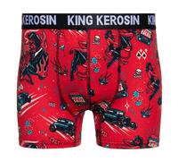 King Kerosin Men's Boxershorts 'Rockabilly Devil' Underwear Allover Print New