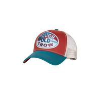 King Kerosin Men's Retro Trucker Cap with Mesh · Statement Snapback in Vintage Design with Front Embroidery & Curved Shield · Adjustable Workwear Cap Tough Old Crow