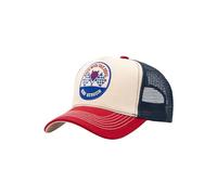 King Kerosin Men's Trucker Cap · Racing · Motorsport · Cap · Block Colours · Mesh · Snapback · Vintage · Retro · Devil · Race · Flag · Embroidery · Race With The Devil