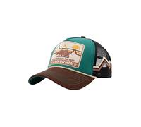 King Kerosin Men's Trucker Cap Vintage Retro Outdoor USA Leisure Mountains Snapback Mesh Mesh Cord Embroidery Patch California