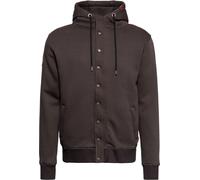 King Kerosin Motor Gear - Blanko, zip hoodie M Brown