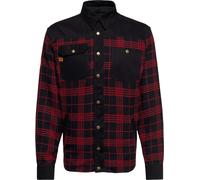 King Kerosin Motor Gear - Flannell, shirt/textile jacket M Black/Red