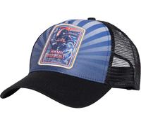 King Kerosin Raw & Violent Trucker Cap, black-blue for Men