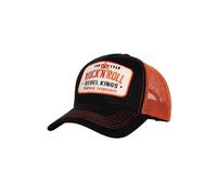 King Kerosin Forever Rock'n'Roll Trucker Cap, black-orange for Men