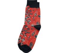 King Kerosin Rock ’n’ Roll Socks Socks red EU 43-46