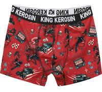 King Kerosin Rockabilly Devil Boxer Briefs Boxers red L