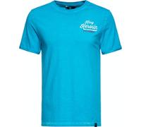 King Kerosin Speedshop King Kerosin Oil Washed T-Shirt Blau
